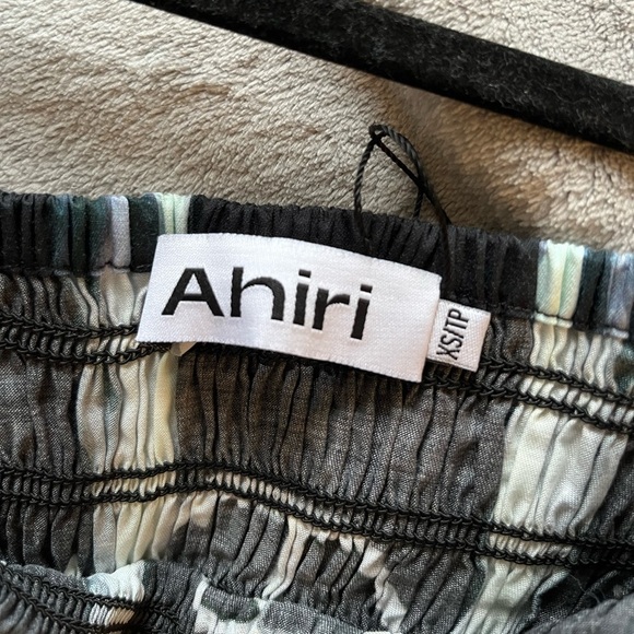 NWT Ahiri Abstract eye print smocked midi dress - Picture 4 of 10